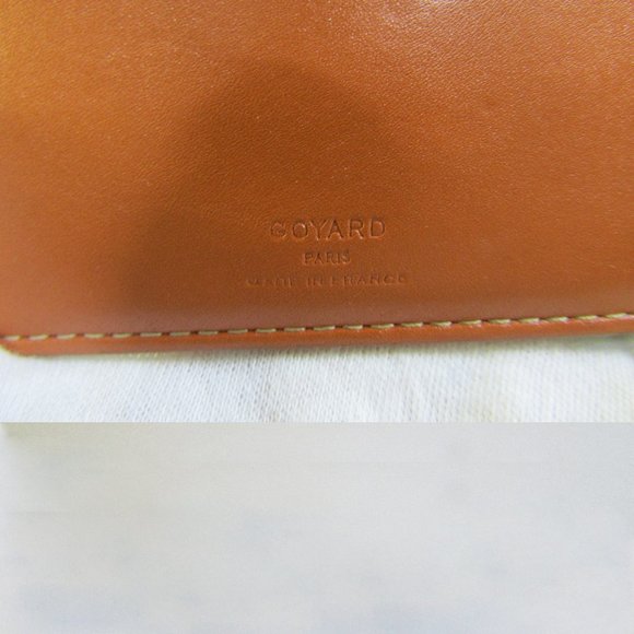 Authentic 2006 Goyard Bifold Wallet Black & Tan - Picture 13 of 16